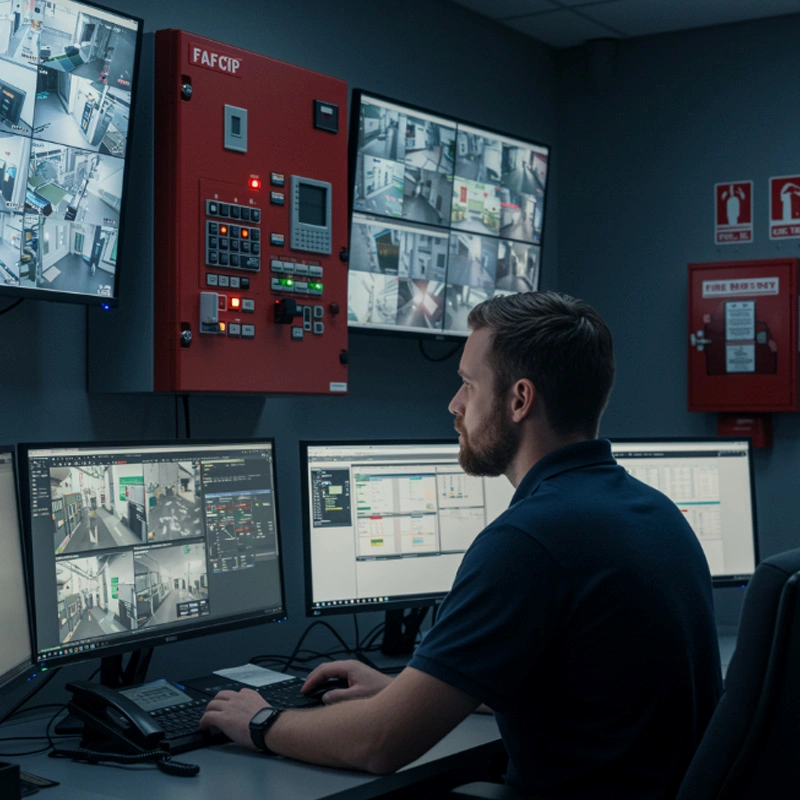 Central de alarme de incêndio endereçável em São Paulo