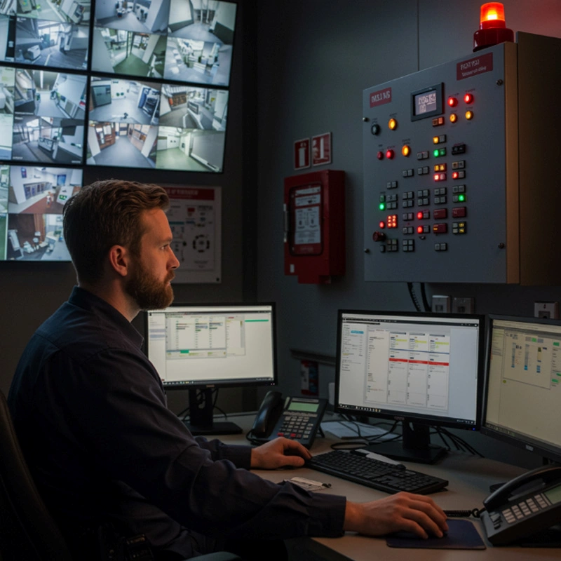 Central de alarme de incêndio sem fio