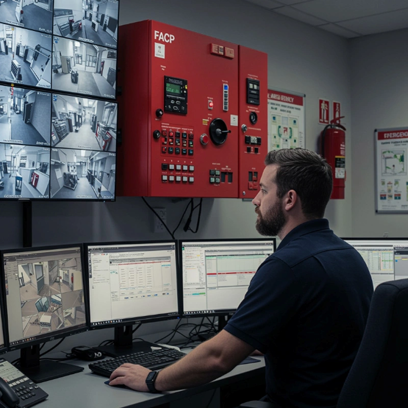 Central de detector de fumaça