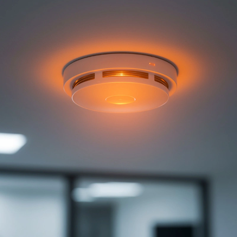 Central de detector de fumaça sem fio