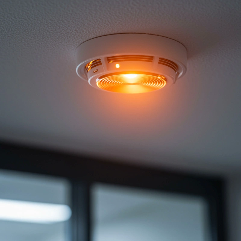 Detector de fumaça com alarme