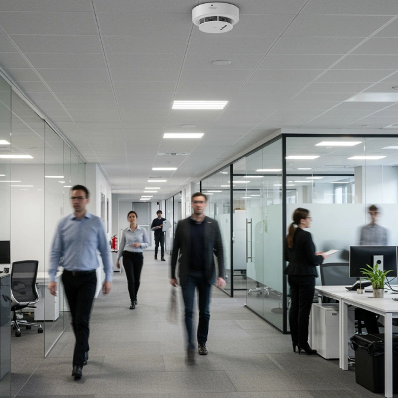 Detector de fumaça com monitoramento