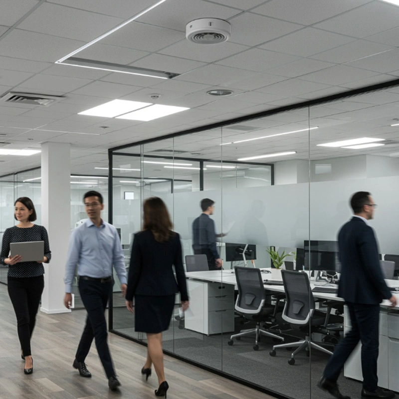 Detector de fumaça com sirene