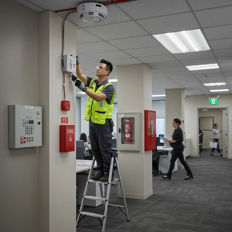 Empresa especializada em manutenção de alarme de incêndio