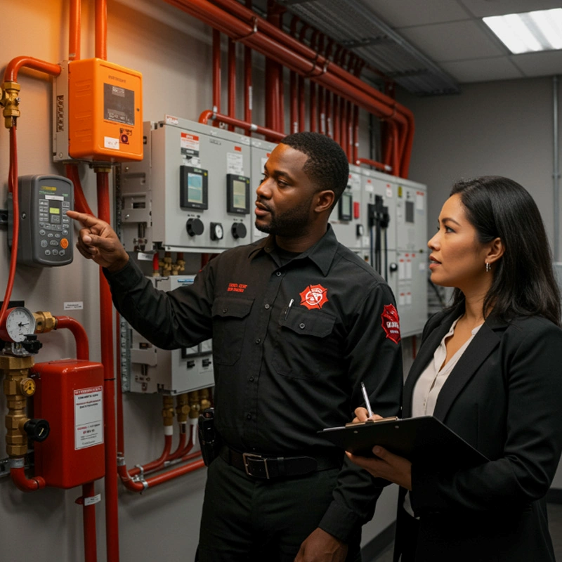 Empresa de sistema de combate a incêndio em Santa Catarina
