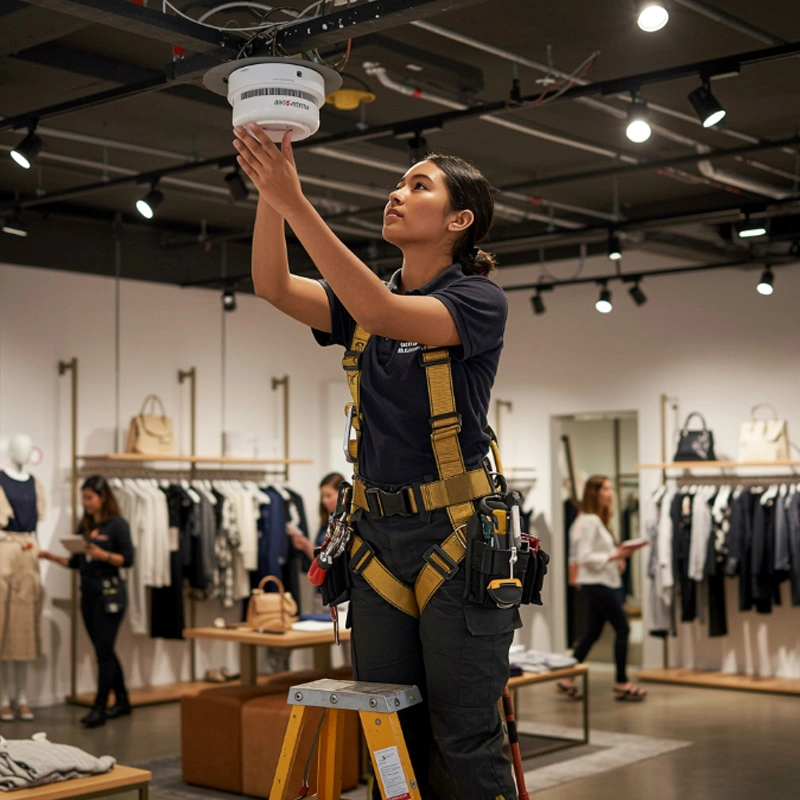 Instalação de detector de fumaça em São Paulo