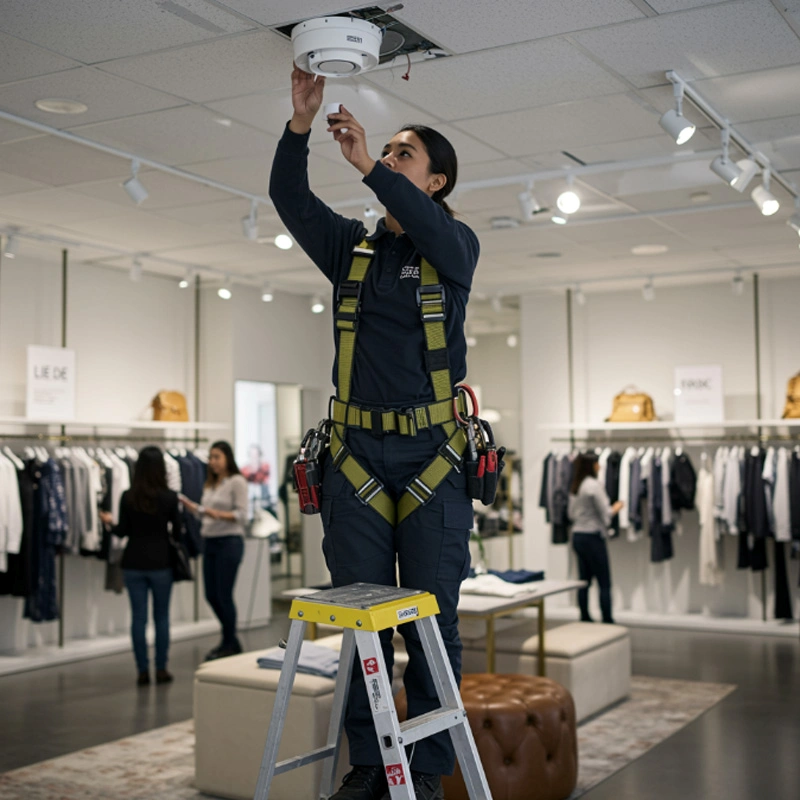 Instalação de rede de combate a incêndio