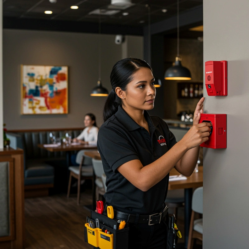 Instalação de sistema de alarme de incêndio em São Paulo