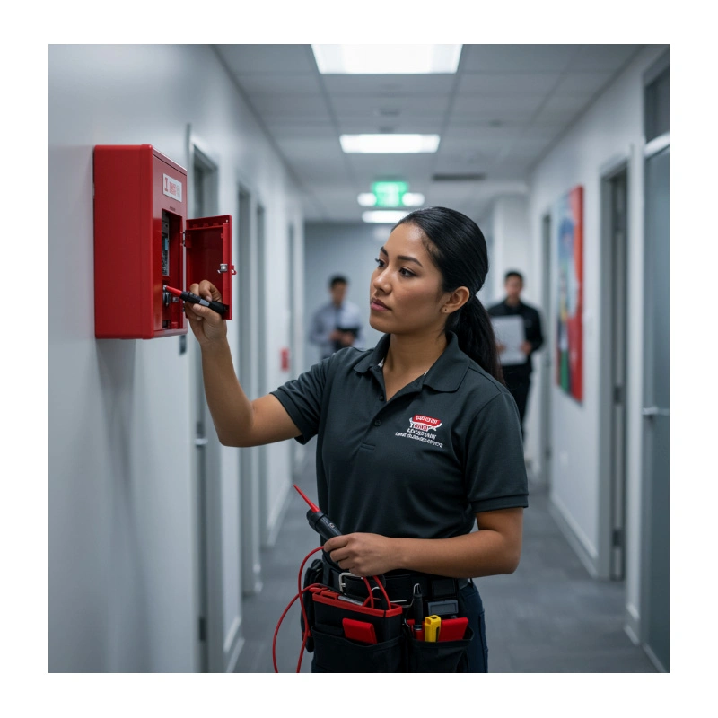 Manutenção corretiva de sistemas de incêndio