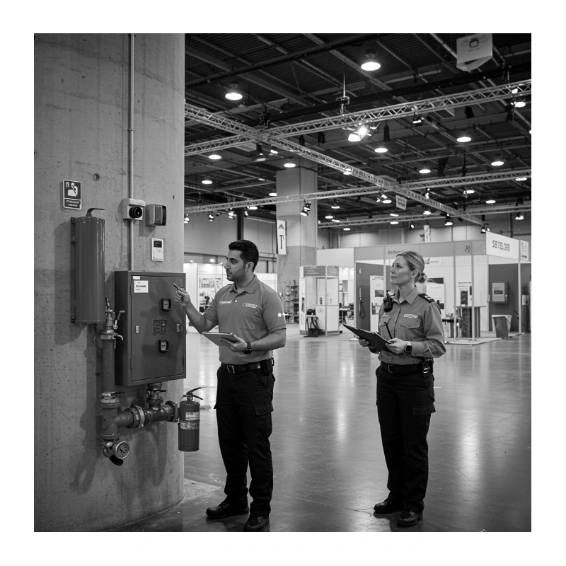 Manutenção preventiva de sistema de combate a incêndio