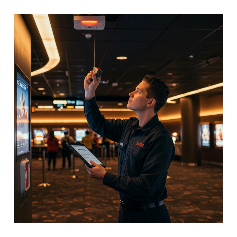 Manutenção de sistema de alarme de incêndio em São Paulo