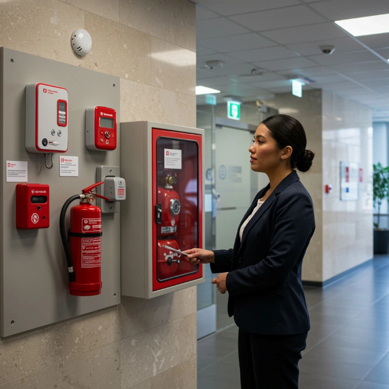 Sistema de alarme e detecção de incêndio