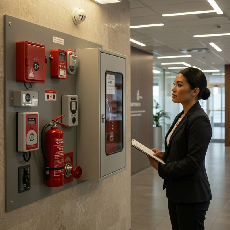 Sistema de alarme e detecção de incêndio em Santa Catarina