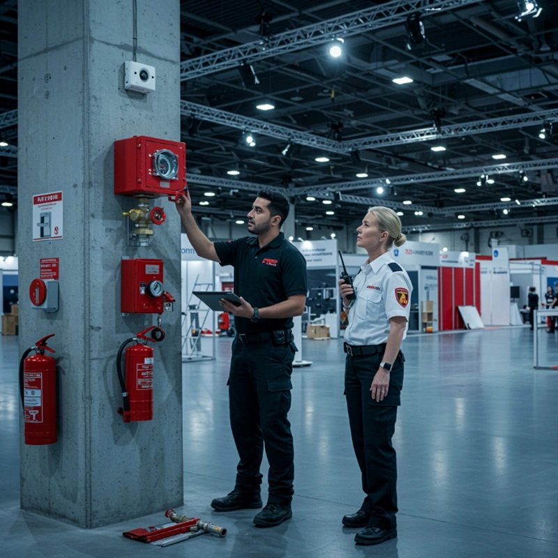 Sistema de alarme de incêndio completo
