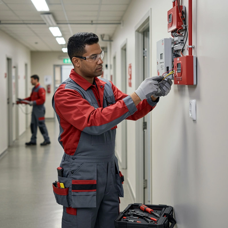 Sistema de alarme de incêndio sem fio
