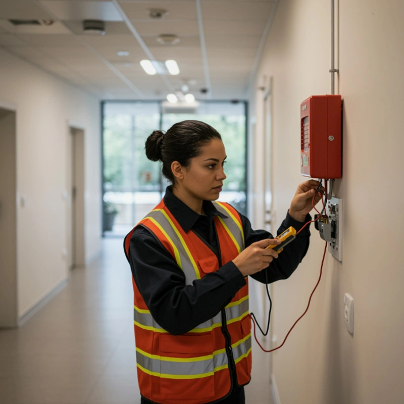 Sistema de alarme de incêndio sem fio em São Paulo