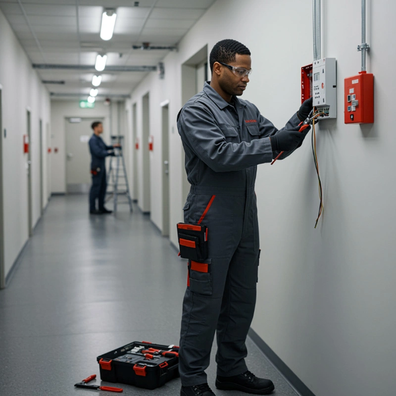 Sistema de alarme de incêndio predial