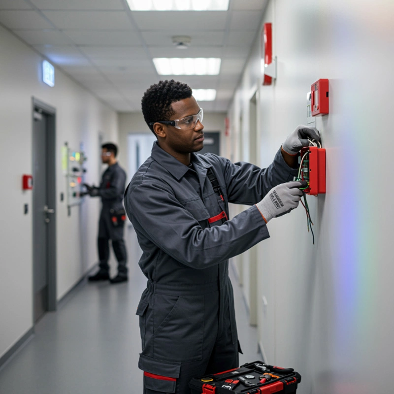 Sistema de alarme de incêndio em Santa Catarina