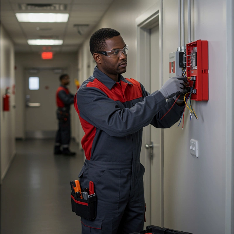 Sistema de alarme de incêndio em São Paulo