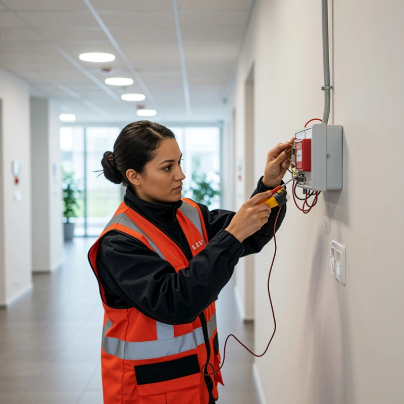 Sistema de alarme de incêndio via wireless