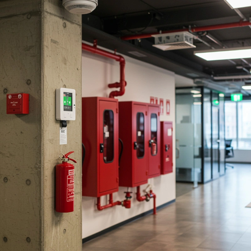 Sistema de detecção de incêndio em São Paulo